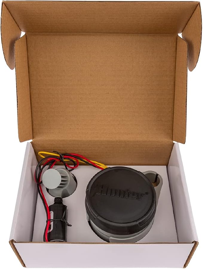 Hunter Industries Sprinkler NODE100 NODE-100 Battery Controller with Solenoid, Small, Blue