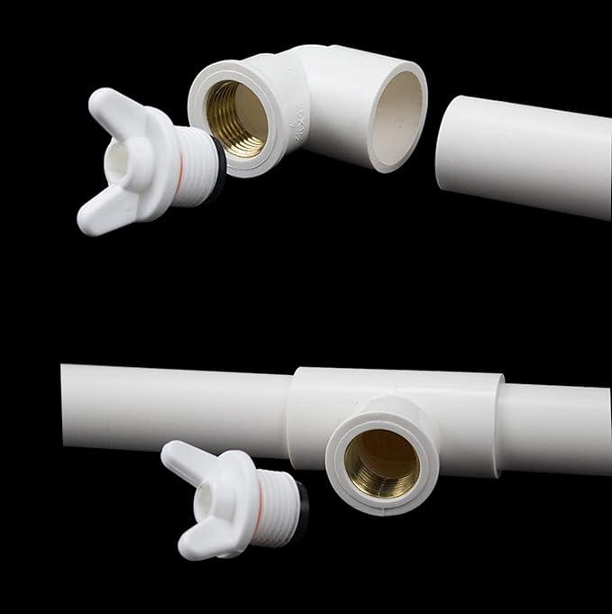 3/4” PT Pipe Plug Caps and Plugs Male Pipe Threaded Plug End Cap Garden Irrigation Tubing Stopper for RV City Irrigating Water Supply Lines (1" ID)