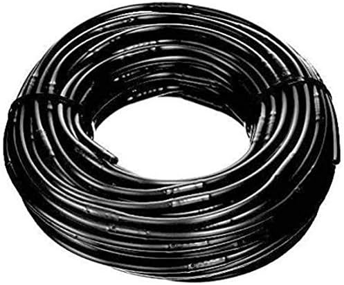 USA MADE - Irrigation Drip Line Emitter Tubing 100', 12" Emitter Spacing, 1/4" .52 GPH, color black (.170 ID x 240 OD)