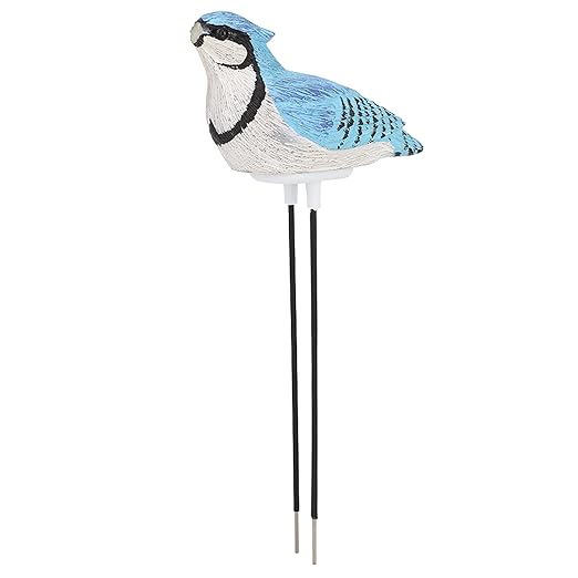 Watering Alarm Bird Plant Soil Tester, Hygrometer Sensor Gardening Tool, for Planter Water Remind Warining Alert(Battery Included)(Blue)