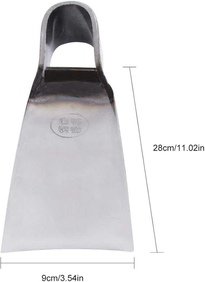 Cabilock Hand Hoe Head Handheld Grub Hoe Replacement Gardening Tool Remove Grass Weeds Planting Digging Tool - Small