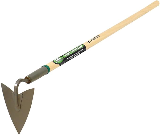 Truper 30002 Tru Tough Welded Warren Hoe, 4-3/4-Inch Head, Wood Handle, 54-Inch