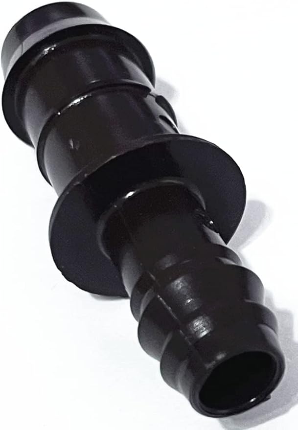 NETAFITM Drip Irrigation Barbed Fittings,3/8" 12MM Drip Tubing Coupler Elbow Tee Reducer (Reducer 17mm(1/2") X 12mm(3/8"), 25 Count)