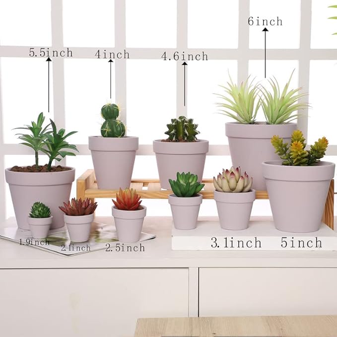 Yishang 2 inch Pink Small Terracotta Pots with Drainage Holes,Mini Clay Ceramic Pottery Planter,Cactus Flower Nursery Terra Cotta Pots, for Indoor/Outdoor Succulent Plants, Crafts(80 Pack)