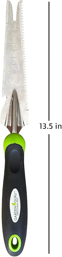 Garden Guru Hand Weeder Trowel with Ergonomic Handle – Stainless Steel Weeding & Digging Knife – Rust Resistant - Perfect for Weeding, Transplanting, Digging, Pruning, Cutting