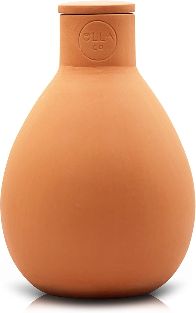 Olla Classic Small – Olla Watering Pot with lid | Olla Watering System with Terra Cotta Clay Irrigation Pots | Self Watering Ollas While on Vacation | The Olla Company