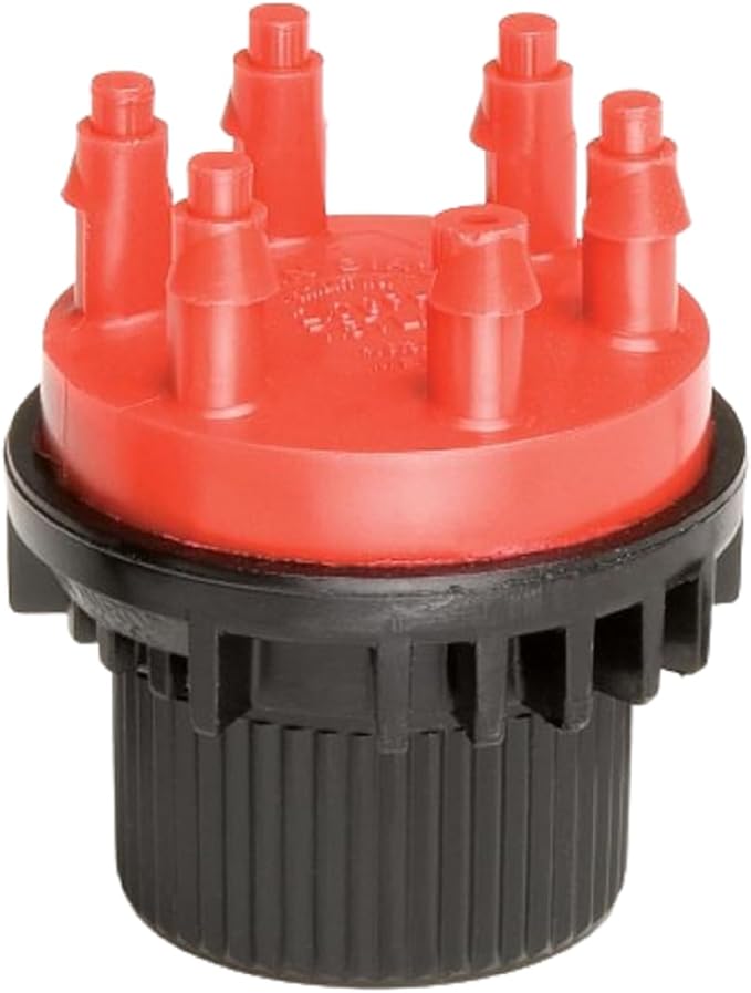 Rain Bird MANIF21PK Drip Irrigation 6-Port Manifold, 2 Gallon Per Hour Flow Rate Per Port
