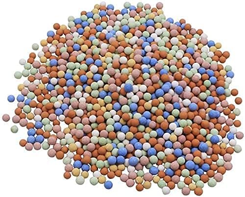 4LBS Garden Soil,Clay Pebbles Gardening Ceramsite Orchid Rocks Drainage Water Purification Ceramsite Decor Cultivation Soil Stone Horticultural Grade for Soil Hydroponics Aquaponics,Diameter 8-10mm