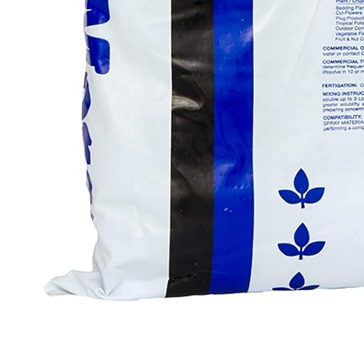 Grow More 20-20-20 Water Soluble Fertilizer - 25lb Bag of All Purpose Fertilizer for Exceptional Crop Yields - All Purpose Plant Food for Vegetables, Flowers, Trees, Shrubs, and Houseplants