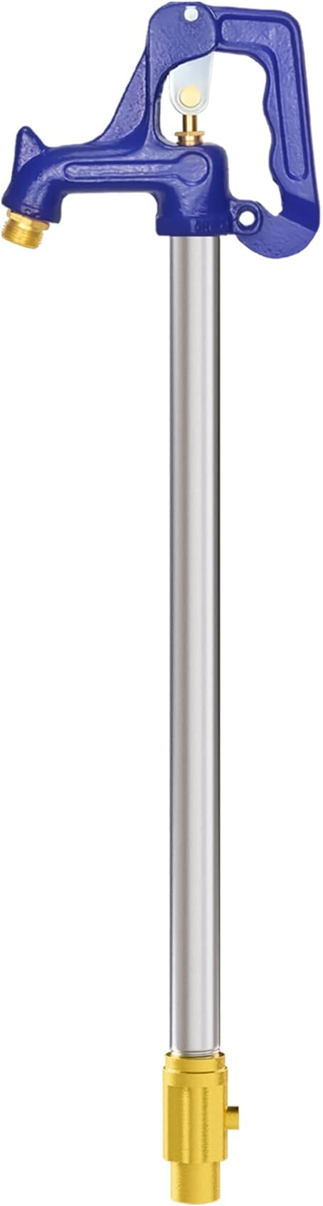 Frost Proof Yard Hydrant,4.25ft Frost Free Outdoor Faucet,Freeze Proof Outdoor Faucet 3/4" Pipe Connection,Frost Free Hydrant for Yard Garden Farm Pasture Irrigation,24" Bury Depth No Lead Hydrant