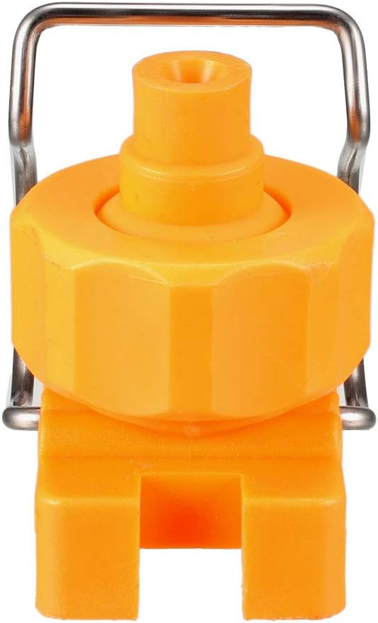 uxcell Spray Nozzle, 1" Adjustable Ball Flat Fan Full Cone Clamp Clip Nozzle Watering Irrigation