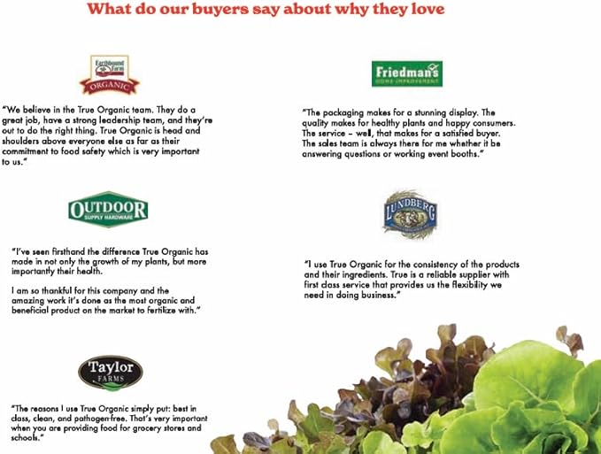 True Organic All Purpose Liquid Plant Food - Liquid Fertilizer 16oz - CDFA, OMRI Listed for Organic Gardening NPK 3-2-2