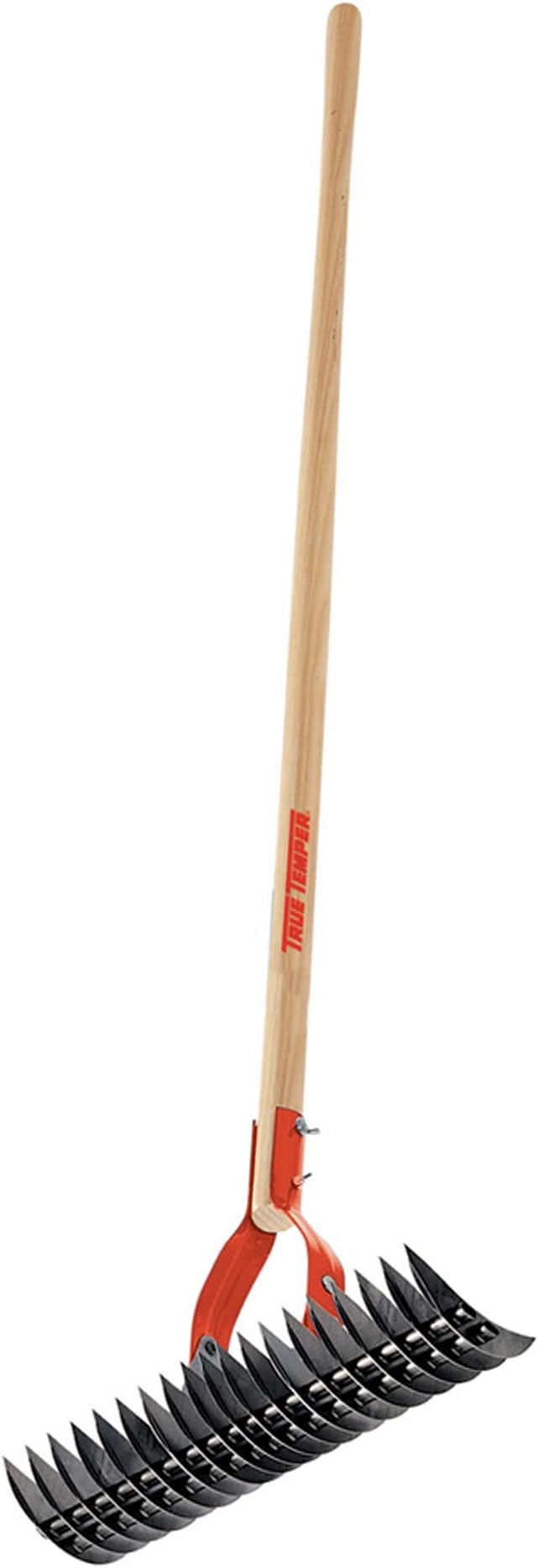 True Temper 1914000 Adjustable Thatching Rake with 54-Inch Wood Handle