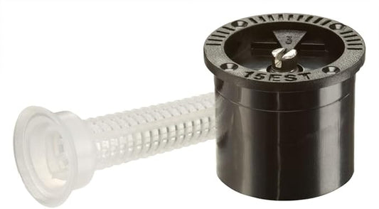 Rain Bird 15ESTC1 End Strip Pattern Spray Nozzle, Adjustable 3' x 10' - 4' x 15' Spray Distance, Black