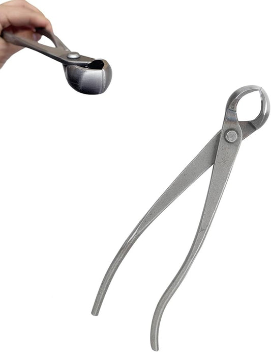 Bonsai Cutters, 8.5inch Concave Cutter Bonsai Tools Stainless Steel Bonsai Tree Knob Cutter Gardening Concave Pruner Tree Branch Cutter Long Reach Bonsai Tools