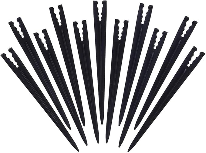 500 Pcs Plastic Irrigation Drip Support Stakes for 1/4-Inch Tubing Hose 4/7 or 3/5 Irrigation Hose Holder&Emitters/Drip Irrigation Kits/Garden Tools for Vegetable Gardens Flower Beds Herbs Garden