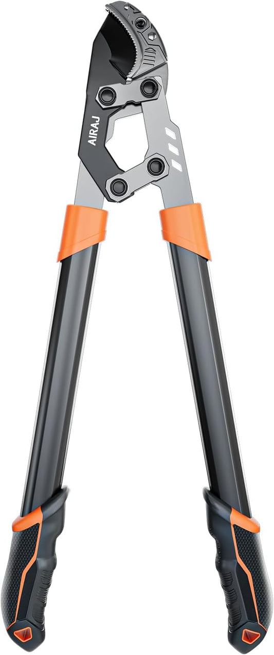 AIRAJ 27” Anvil Loppers for Tree Trimming Heavy Duty with Compound Action | Tree Branch Cutter with 2 Inch Cutting Capacity | Chops Thick Branches Ease | Garden Lopper Pruning Shears Heavy Duty