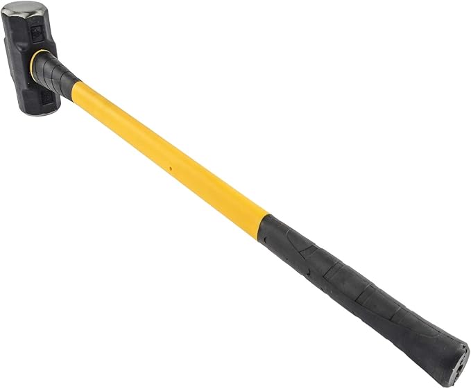 Performance Tool M7115 12-Pound Sledge Hammer With Fiberglass Handle, Yellow,black