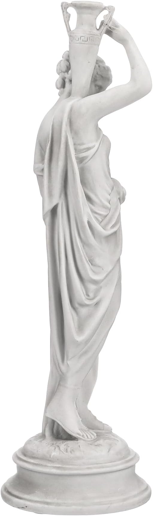 Design Toscano Dione the Divine Greek Water Woman Indoor/Outdoor Garden Statue, Medium, 22 inches tall, Cast Stone Resin, Antique Stone Finish