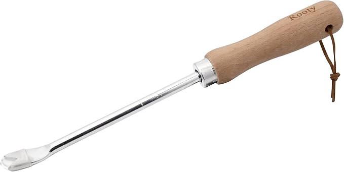 Rooty Garden Tool Set of 7 Pieces Stainless Steel Heavy Duty Gardening Kit Easy for Garden Cultivating Soil Lossening Transplanting Digging for Garnden Lover