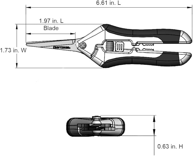 CRAFTSMAN 3-Piece Trimming & Sculpting Set with Bypass Pruning Shears, Garden Snips & Hedge Shears for Shaping, Trimming Delicate Plants, Shrubs & Trees