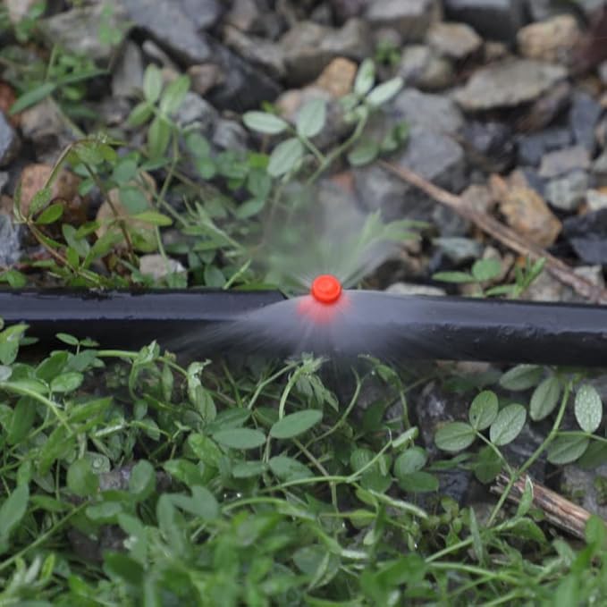 150pcs 90/180/360 Degree Polyethylene (PE) Micro Sprayer Refraction Automizing Sprinkler Nozzle Irrigation System Garden Lawn Plant Irrigation Water Sprinkler