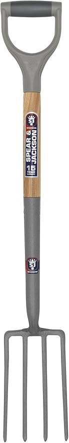Spear & Jackson 1684NB Neverbend Carbon Steel Border Fork