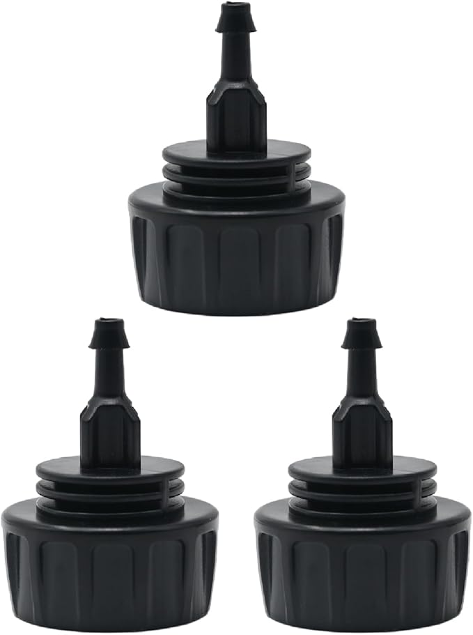 3 Pcs 1/4" Drip Irrigation Tubing Faucet Adapter 3/4" to 1/4" Drip Irrigation Tubing Garden Hose Adapter Irrigation Hose Connection