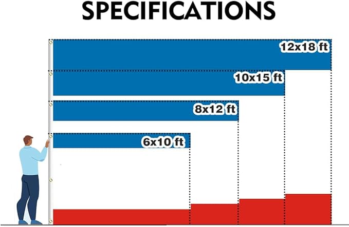 Ukraine Crimea Extra Large Flag 10x15FT Giant Ukrainian Crimean Polyester Banner With 5 Grommets Fade Resistant Vivid Color For Patriotic Festival Events Party Decoration(Crimea UKR, 10x15FT)