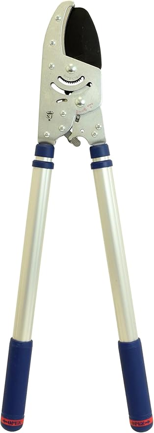 Spear & Jackson 8290RS Razorsharp Heavy Duty Telescopic Ratchet Anvil Loppers, Multicoloured
