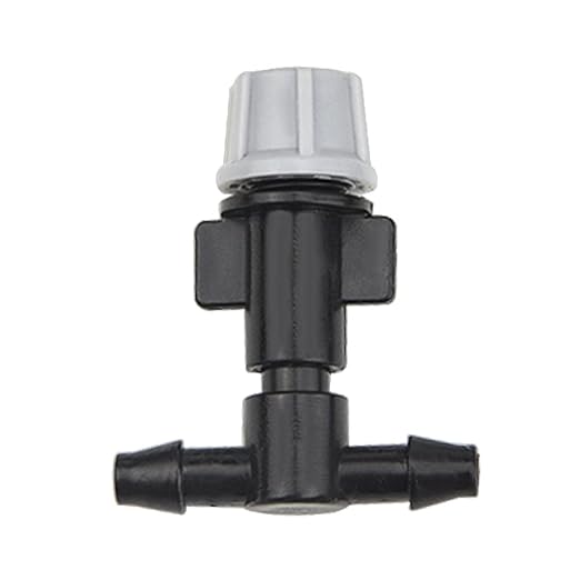 XINGYHENG 100Pcs(50Pairs) Garden Irrigation Kit Adjustable Misting Drippers Atomizing Connect with Tee Connector Round Emitter Drip System for Flower Pot Garden Lawn Water Irrigation Drip Kit