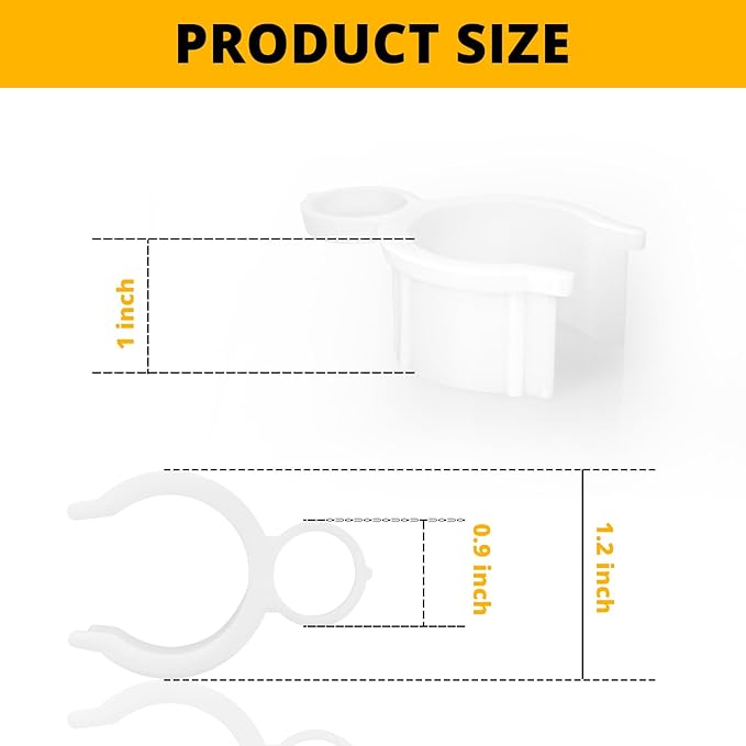 2 Pack 123200SP Nozzle Insertion Collar Replacement for Hunter, Rotor Hold-Up Tool