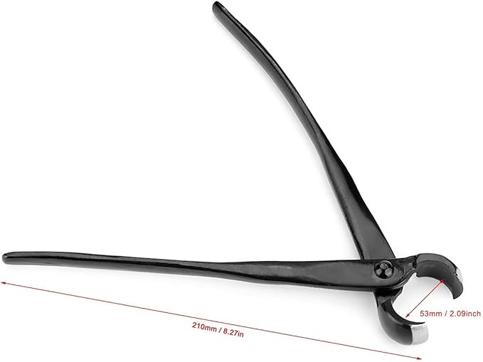 Bonsai Concave Cutter, Bonsai Tools Concave Cutter, 8.4 Inch Manganese Steel Alloy Sharp Blade Round Edge Knob Cutter, Gardening Concave Pruner(210mm / 8.27inch)(210mm)