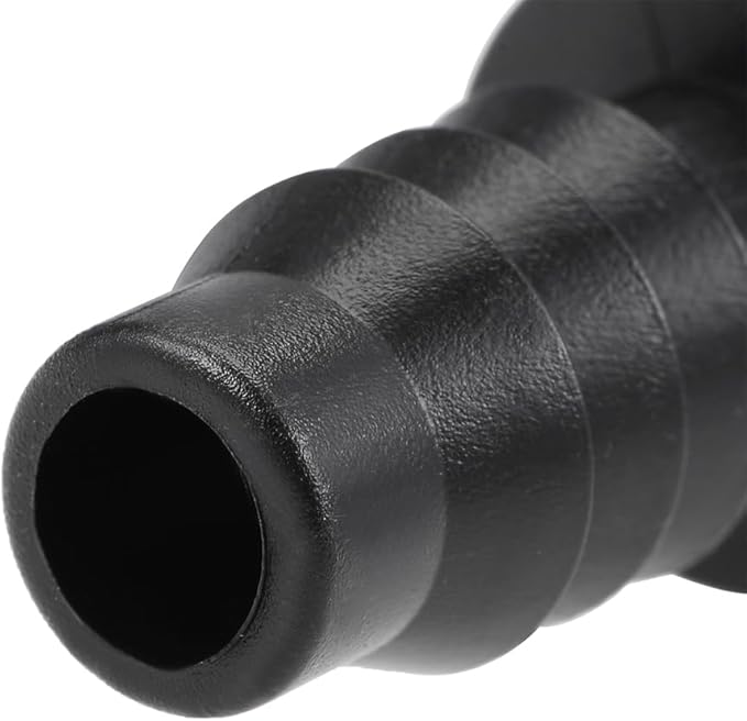 uxcell Barb Drip Pipe End Closure Cap 4mm and 8mm Inner Diameter Hose Plug Connector for Garden Agricultural Irrigation System, Plastic 10pcs