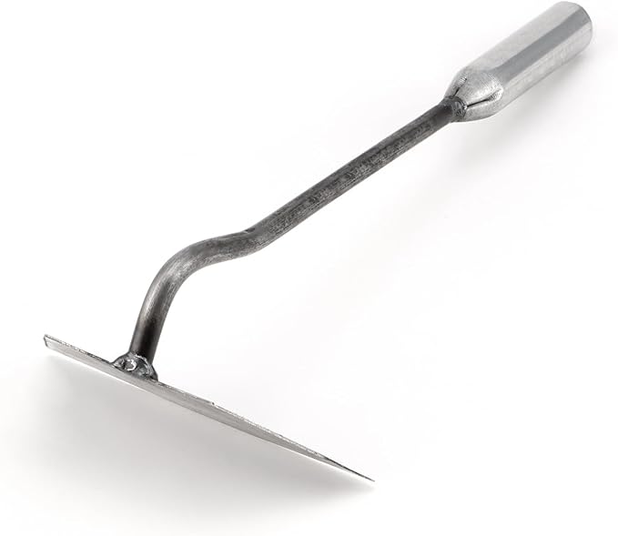 4 PCS Garden Hoe Tool Set, Hardened Hollow Hoe Garden Edger Weeder, Sharp Handheld Hoe for Weeding, Loosening Soil, Planting