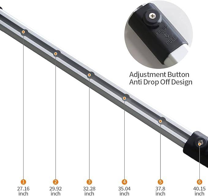 Extendable Anvil Loppers, 27-41'' Telescopic Loppers and Pruners Heavy Duty, 2-Inch Cut Capacity Tree Pruner, With Compound Action, Yard Tools Tree Trimmer, Hand Branch Cutter.