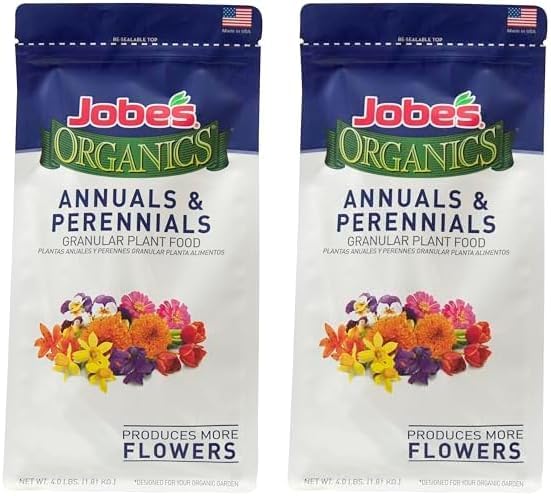 Jobe's Organics 09627 Organic Fertilizer, 4 lb (Pack of 2)
