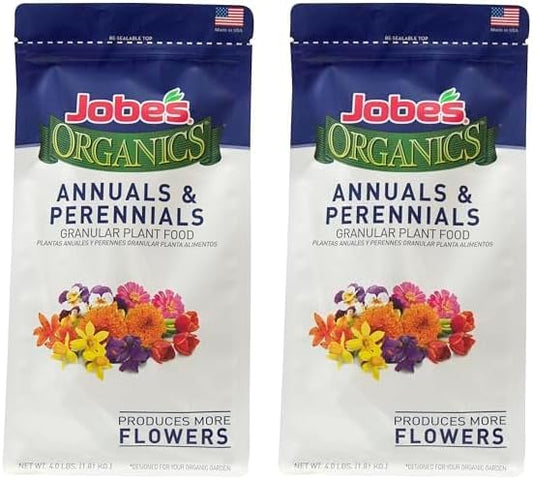 Jobe's Organics 09627 Organic Fertilizer, 4 lb (Pack of 2)