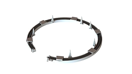 180 PCS - Premium Hevy Duty Drip Irrigation Watering Ring for 1/8" .125 Inch Tubing, Halo, Circle, Great for Greenhouse & Commercial Grower Applications (10" Diameter Ring, 180)