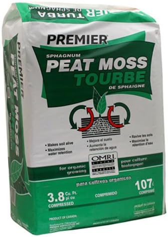 Premier Horticulture 0082P 3.8Cu Ft Sphag Peat Moss