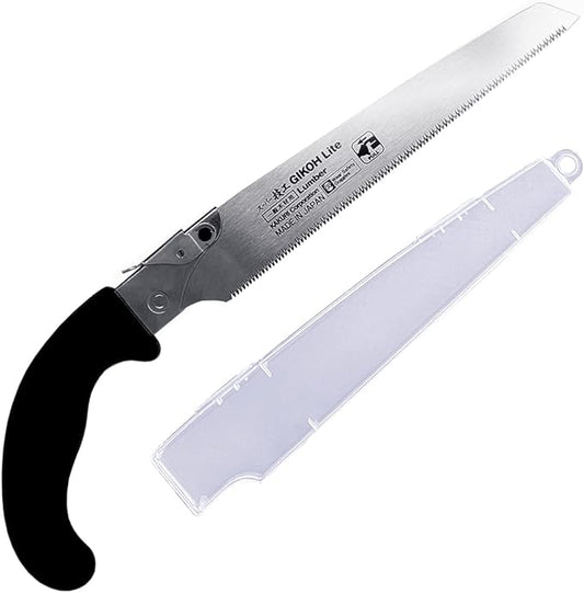 KAKURI Japanese Hand Saw [Woodworking] 8-1/4" Japanese Pull Saw with Blade Cover, Made in JAPAN