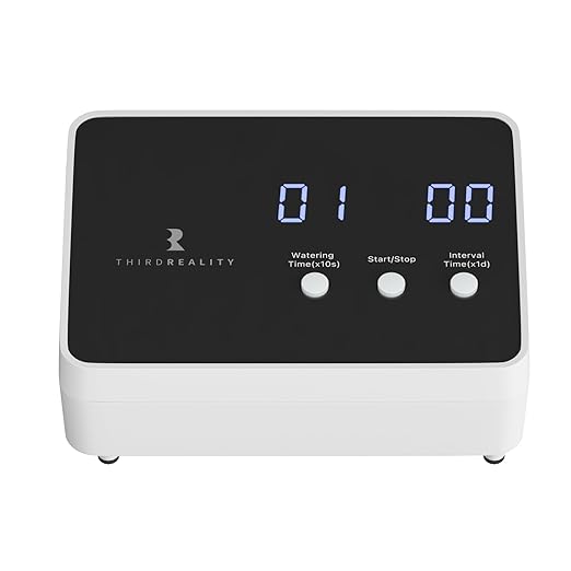 THIRDREALITY Zigbee Smart Watering Kit for Potted Plants, Indoor Plant Watering System, Hub Required, Compatible with Echo Devices with Zigbee Hub Built-in, Home Assistant, SmartThings, Hubitat, Homey