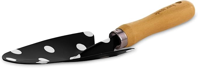 Kate Spade New York 2 Piece Gardening Hand Tools, Cute Garden Tool Set Includes Hand Rake and Trowel, Picture Dot