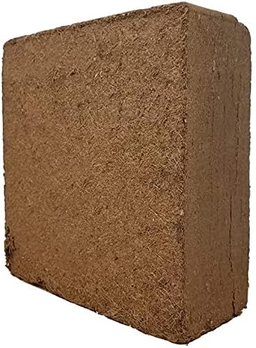Hydro Crunch CB801 Coco Coir 2.5 Cubic Ft Block of Soiless Growing Media, Brown