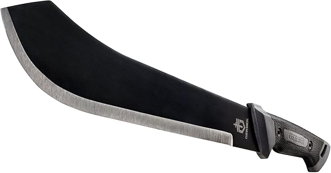 Gerber Gear Gator Bolo 22" Gardening Machete, Full Tang Knife with Plain Edge, Gator Grip and Protective Sheath