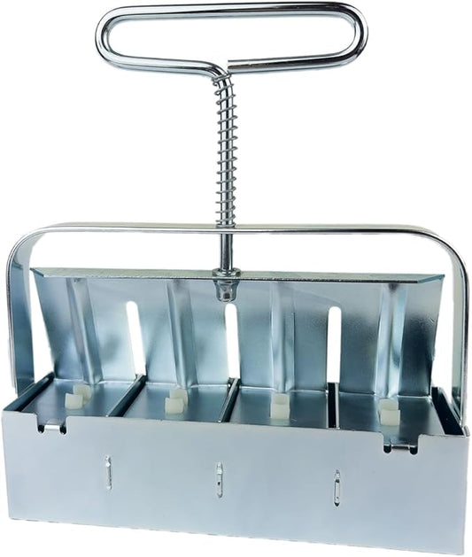 Ladbrooke Authentic Soil Block Maker Mini 4 Hand Held - Most Popular Soil Blocking Tool, Made in England