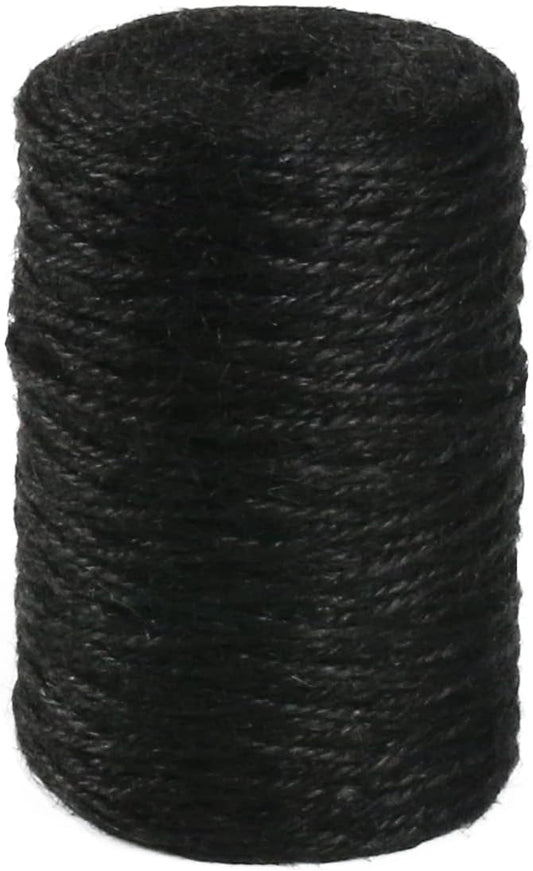 2mm 600ft Colored Natural Jute Twine String for Gift Wrapping Craft Baker Plant Christmas Ribbon Twine Handmade Arts Decoration Thin Packing String Home Decor