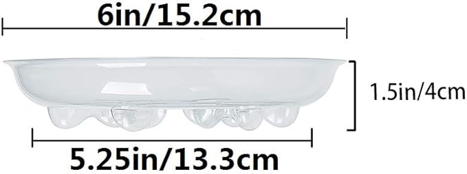 Idyllize 15 Pack Assorted Sizes 6 8 10 Inch Clear Thick Plastic Heavy Duty Sturdy Plant Saucer Drip Trays for pots, 5 Pieces of Each Size (Assorted Sizes 6'', 8'', 10'')