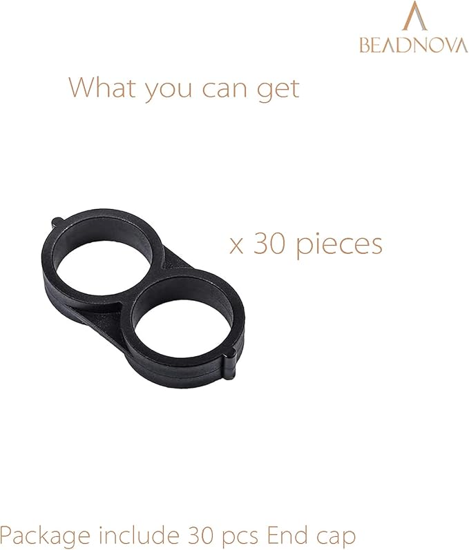 BEADNOVA Drip Irrigation Connectors 30 Pcs 1/2 Inch Barbed Connector Drip Line Plugs End Caps Irrigation Connectors for 1/2 Inch Drip Tubing Water Tubing Gardening Irrigation Supplies (30pcs)