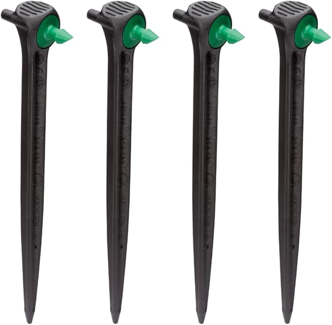 Rain Bird SD24PKSX Drip Irrigation 2-in-1 Staked In-Line Dripper/Emitter, 2 Gallon Per Hour, 4-Pack